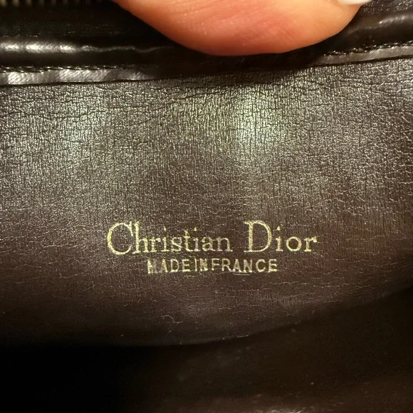 Authentic Dior Tan and Brown Monogram Shoulder Bag - Picture 14 of 16